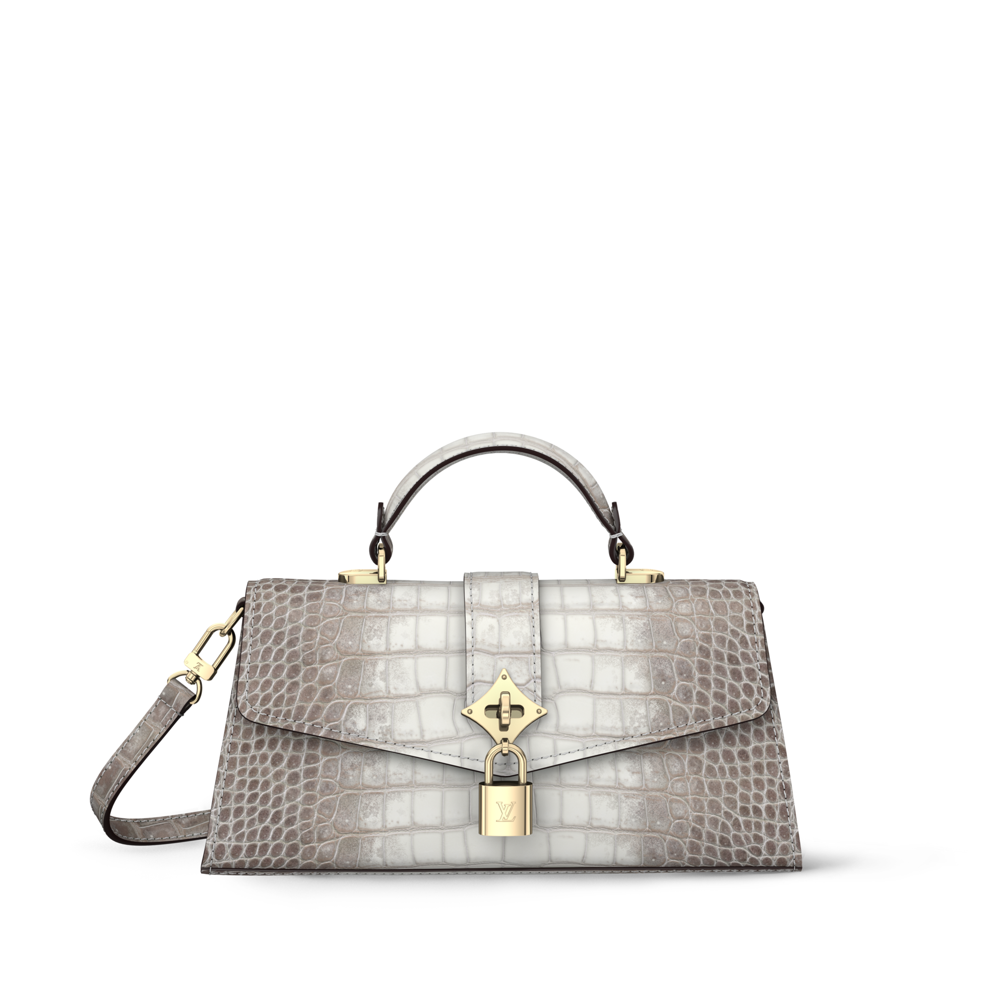 Pochette Rose des Vents Crocodile Mat - Exotic Leather Bags